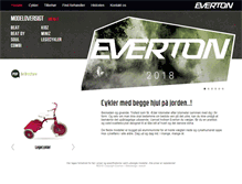 Tablet Screenshot of everton.dk